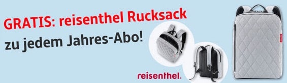 GRATIS Reisenthel Rucksack GRATIS Reisenthel Rucksack