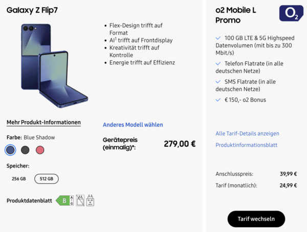 Monosnap Smartphone Tarife  Samsung Deutschland 2025 09 04 09 40 19