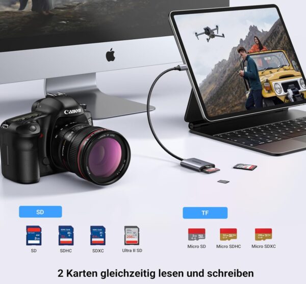 S Kartenleser SD Micro SD Card Reader Typ C Kartenlesegeraet USB C Card Reader kompatibel mit iPhone 17 Serie 2025 09 29 15 43 08