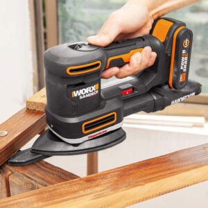 WORX WX820 Akku Multischleifer  Schleifen ohne Staub  5 in 1 Funktionen Exzenter  Fein  Detail  Konturen  und Fingerschl 2025 09 29 12 08 42