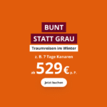 AIDA Traumreisen Winter: 🛳️ z.B. 7 Tage Kanaren & Madeira 529€ p.P. (Classic-Tarif, Vollpension & Trinkgeld)