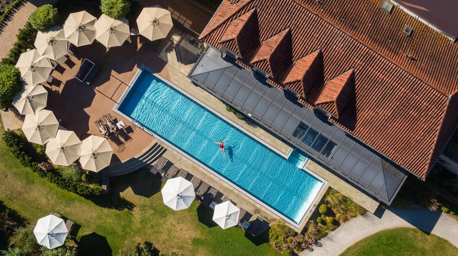 Bollants   Pool von oben