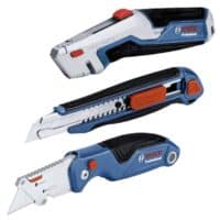 Bosch Professtional 3 tlg. Messer Set inkl. Universal Messer mit ausziehbarer Klinge und Ersatzklingen im Griff Cutter Messer 2025 12 12 16 19 51