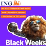 Giro-HAMMER 💶 FETTE 200€ Prämie für kostenloses ING Konto (1.000€ Geldeingang / U28) + gratis VISA + 2,75% Zinsen für Neukunden!