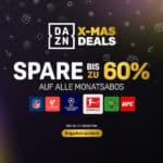 Mit FCB, BVB & mehr ⚽ DAZN X-MAS Deals (2-Monatsabo!) ➡️ Super Sports für 9,99€ mtl. | Unlimited für 29,99€mtl. | Unlimited Plus für 44,99€ mtl.