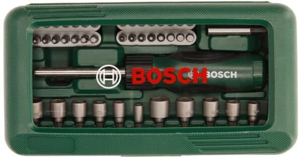 Bosch 46 tlg. Schrauberbit Steckschluessel Set