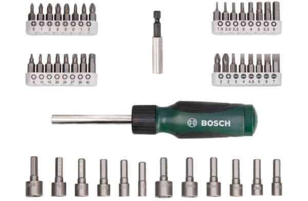 Bosch 46 tlg. Schrauberbit und Steckschluessel Set
