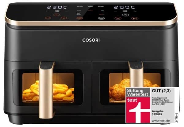 COSORI Dual Zone XXL 85 L   Heissluftfritteuse