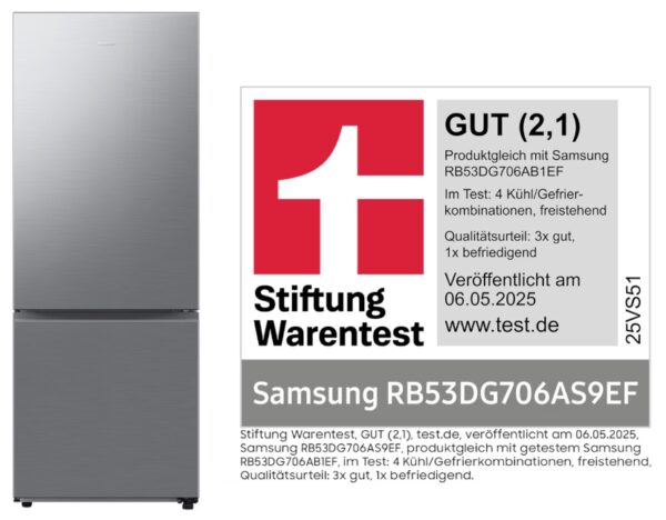 Gefrierkombi 75 cm Breite kaufen Edelstahl Look EEK A Samsung DE 2025 11 30 13 31 55 Gefrierkombi 75 cm Breite kaufen Edelstahl Look EEK A Samsung DE 2025 11 30 13 31 55