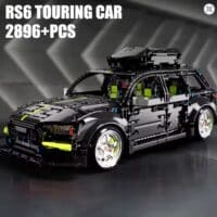 High tech Expert 2896 stuecke Audied RS6 Touren Auto Modell Bausteine MOC Stadt Sport Auto Reise SUV Fahrzeug Ziegel spielzeug F 2025 11 25 10 11 06