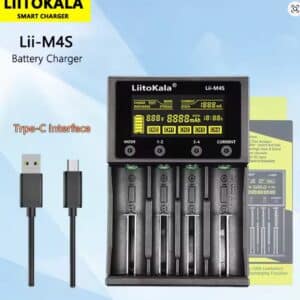 LiitoKala Lii M4 M4S 18650 LCD Display Smart Charger Testkapazitaet geeignet fuer 37 V 26650 18350 21700 18500 12 V AA AAA 4 St 2025 11 26 10 43 41