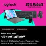 20% Direktabzug auf Logitech bei MediaMarkt ⌨️🎧 Mäuse, Tastaturen, Headsets & mehr