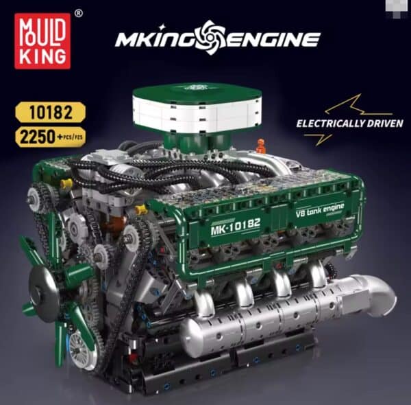 Schimmel Koenig 10182 technische Auto Motor Spielzeug das motorisierte v8 Tank Motor Baustein Montage Motor Ziegel Kinder Weihna 2025 11 12 09 19 19