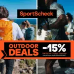 Sportscheck 🏃🚲 15% Direktabzug auf Outdoor Essentials 🍃 z.B. (Fleece-) Jacken, Schuhe, Rucksäcke & mehr