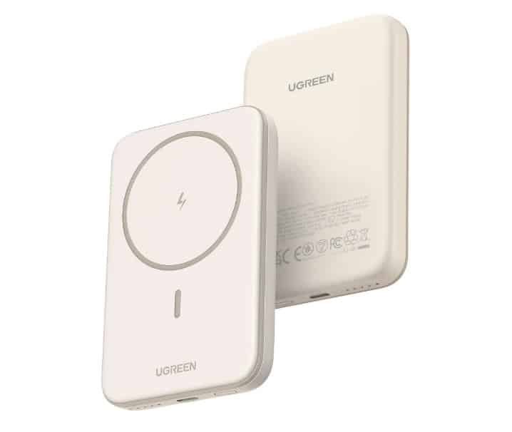 UGREEN Magnetisch Wireless Powerbank 5000 mAh Beige