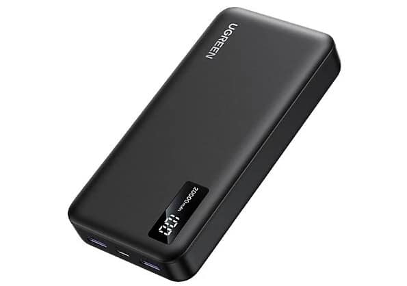 UGREEN Zwei Wege Schnelllade Powerbank 20000 mAh Black