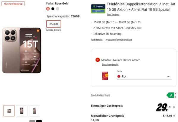 Xiaomi 15T  McAfee LiveSafe Device Attach mit Vertrag  MediaMarkt Tarifwelt 2025 11 25 12 14 50