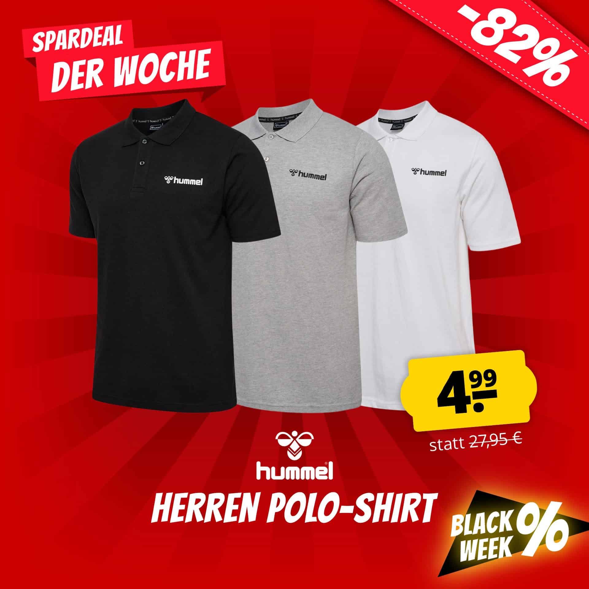hummel Herren Polo Shirts in drei verschiedenen Farben
