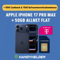 500 x 500 Apple iPhone 17 Pro Max  50GB Allnet Flat