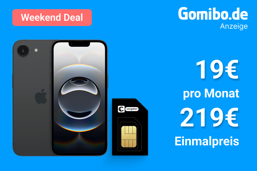 840 x 560 iPhone 16e  congstar