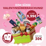 Jetzt nur 9,99€ & 2 Gratis Produkte 🍫🥤 Degusta Valentins Box! (mit Snacks, Getränken & mehr)