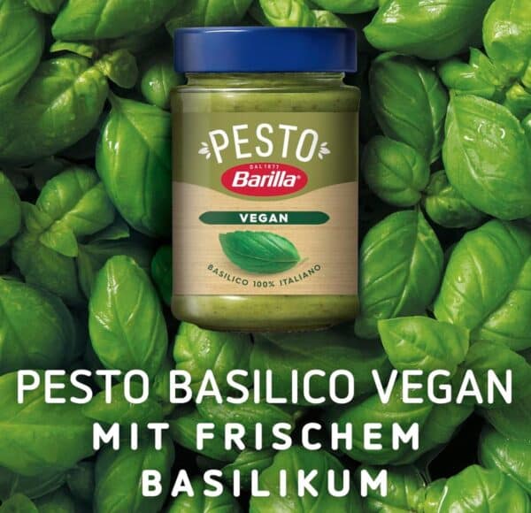 Barilla Pesto Basilico Vegan 1x195g Glutenfreie Italienische Pasta Sauce mit Basilikum und Cashewnuessen vegetarische Nudel S 2025 12 11 14 00 34 Barilla Pesto Basilico Vegan 1x195g Glutenfreie Italienische Pasta Sauce mit Basilikum und Cashewnuessen vegetarische Nudel S 2025 12 11 14 00 34