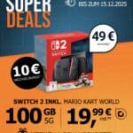 🎮 Nintendo Switch 2 Mario Kart World für 49€ mit 100GB 5G Vodafone Allnet für 19,99€ mtl. + 10€ Bonus (eff. 1,11€ pro Monat)