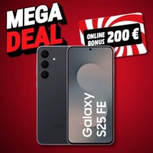 [205€ unter Idealo!] Samsung Galaxy S25 FE für 1€ 📱 mit 20GB Vodafone (freenet) 5G Allnet für 19,99€ mtl. mit 250€ Bonus!
