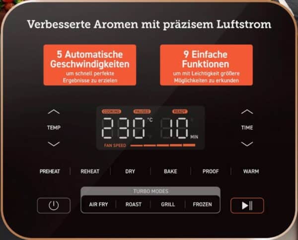 COSORI CAF DC602 KEUR Turbo Blaze 6.0 Liter Heissluftfritteuse 810123671519  eBay.de 2025 12 05 11 37 16