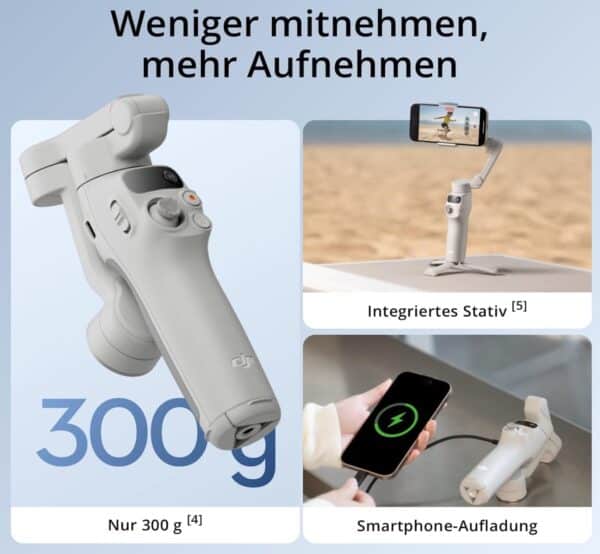 DJI Osmo Mobile 7 Gimbal Stabilisator fuer iPhone Android integriertes Stativ Ultraleicht 3 Achsen Smartphone Gimbal Active 2025 12 03 09 37 32