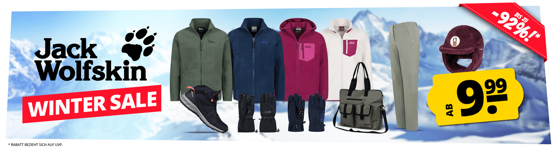 JACK WOLFSKIN Winter Sale AFFILIATE DEU