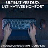 LOGITECH MX Keys S Combo fuer Windows Linux Chrome Mac Handballenauflage Tastatur  Maus Set kabellos Graphite Bluetooth  2025 12 05 10 28 11