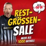 [Bis morgen früh] Restgrößensale bei SportSpar 📉 z.B. Poloshirts, Arbeitshosen, Shirts, Wäsche & mehr