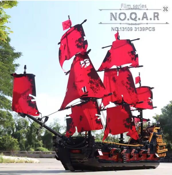 Schimmel Koenig 13109 Film Spielzeug die Moc Koenigin Anne Rache Schiff Modell Montage Baustein Ziegel Kinder Weihnachten Neujahr 2025 12 16 14 25 38