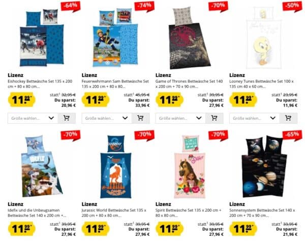 Sportspar   Bettwaesche Sale
