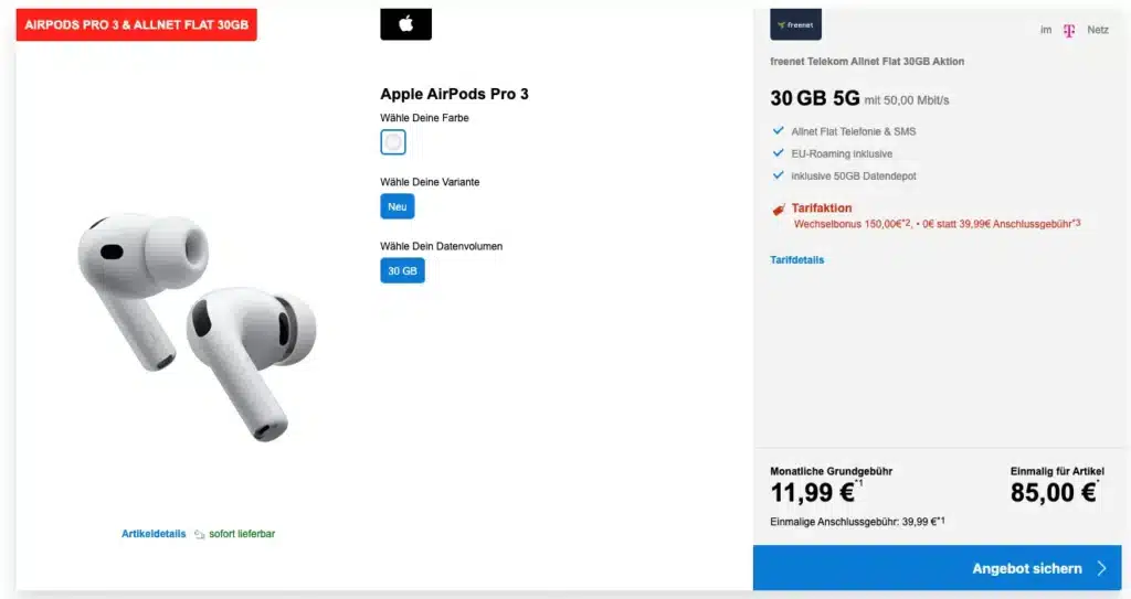 Telekom AirPods Pro 3 Telekom AirPods Pro 3