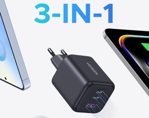 Ugreen 45 Watt GaN Schnellladegeraet Ugreen 45 Watt GaN Schnellladegeraet