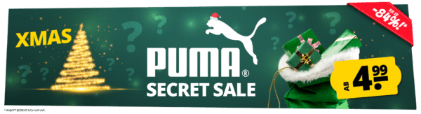 XMAS PUMA Secret Sale AFFILIATE DEU