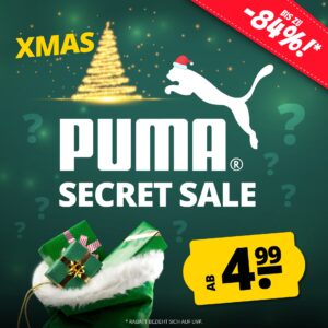 XMAS PUMA Secret Sale MOB DEU