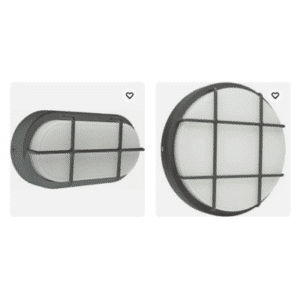 as Schwabe LED Wandleuchte Oval oder Rund