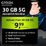 Monatlich Kündbar! 🔥 30GB 5G TELEKOM Allnet-Flat für 9,99€ mtl. | 29,99€ AG