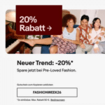 eBay 👕👖20% Gutschein für Second Hand Kleidung