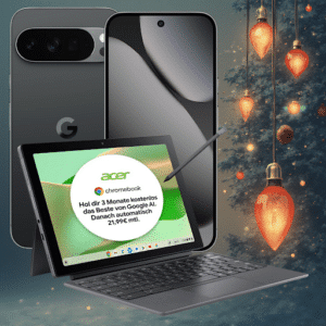 [243€ ERSPARNIS!] Google Pixel 10 Pro XL + Acer Chromebook Tab📱 für 49€ im o2 Unlimited 5G für 39,99€ mtl.
