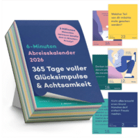 6-Minuten® Achtsamkeit Abreisskalender 2026
