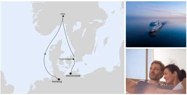 AIDA Kurzreise nach Norwegen Daenemark ab Hamburg