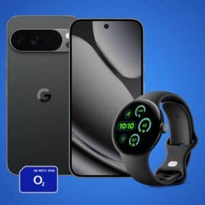 [160€ ERSPARNIS!] Google Pixel 10 Pro XL + Pixel Watch 3 LTE 📱 für 49€ im o2 Unlimited 5G für 34,99€ mtl.