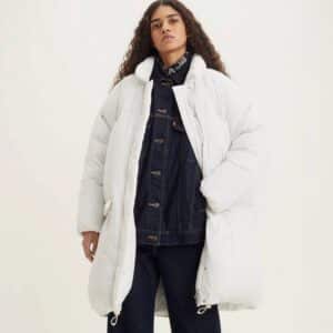 Levis Damen Bubble Puffer Jacket Polyamid Winterjacke Lang Jacke Weiss XS  eBay.de 2026 01 08 15 55 30