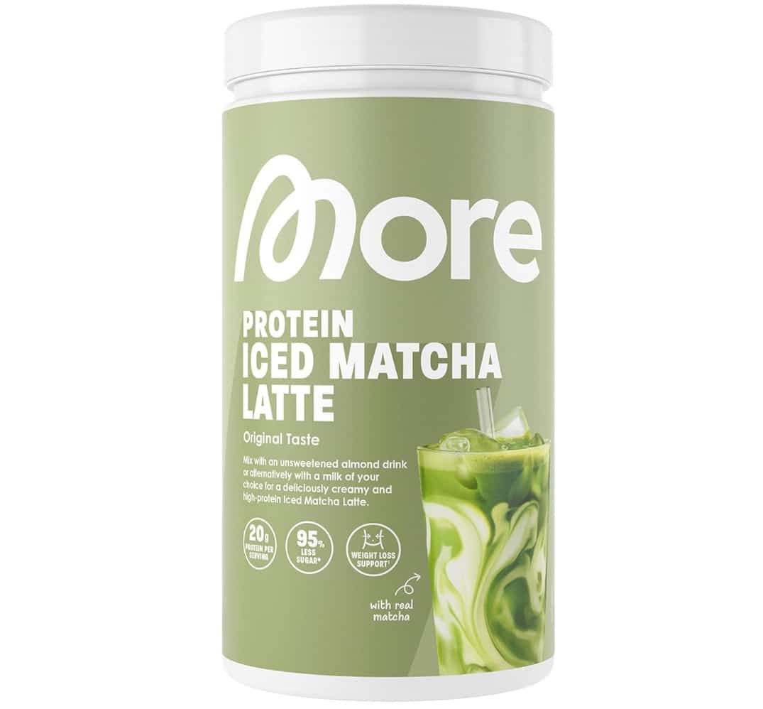 MORE Protein Iced Matcha Latte