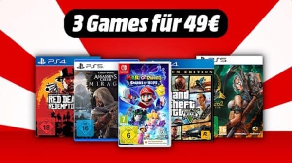 MediaMarkt 3 Games fuer nur 49