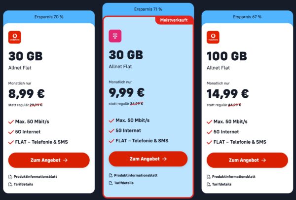 Mobilfunktarife vergleichen  sparen  mobilfunk.de 2026 03 09 11 21 43